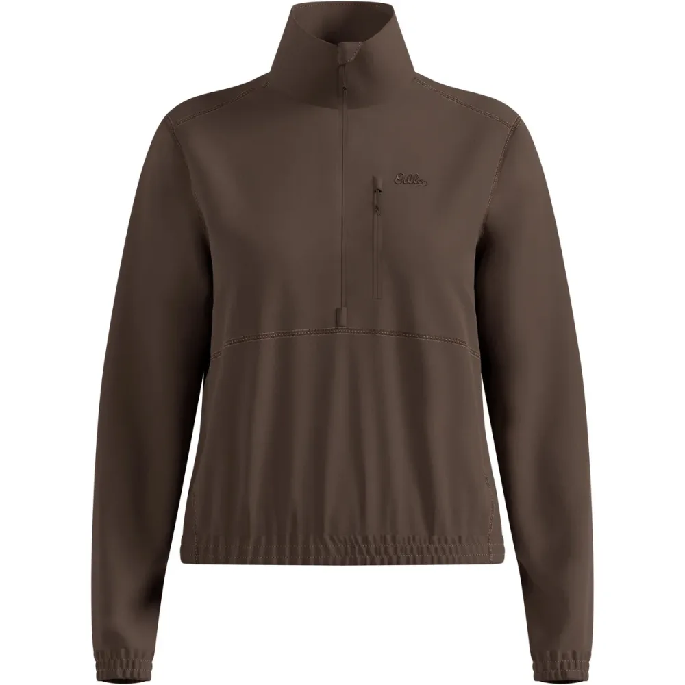 Odlo Classic Mid Layer Half-Zip für Damen - Wandern, Ski & Snow - braun, S