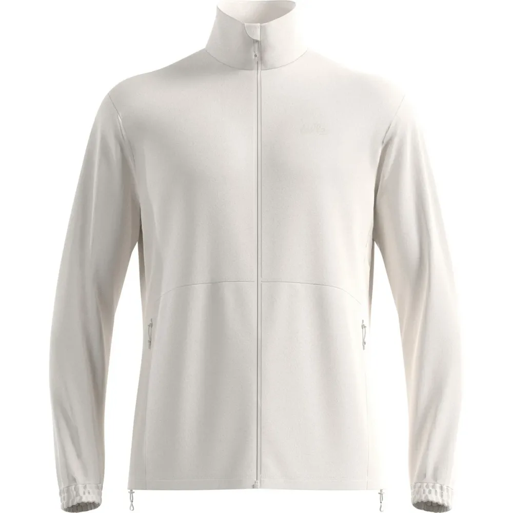 Odlo Classic Fleece Mid Layer Full-Zip für Herren - Wandern, Ski & Snow - grau, M