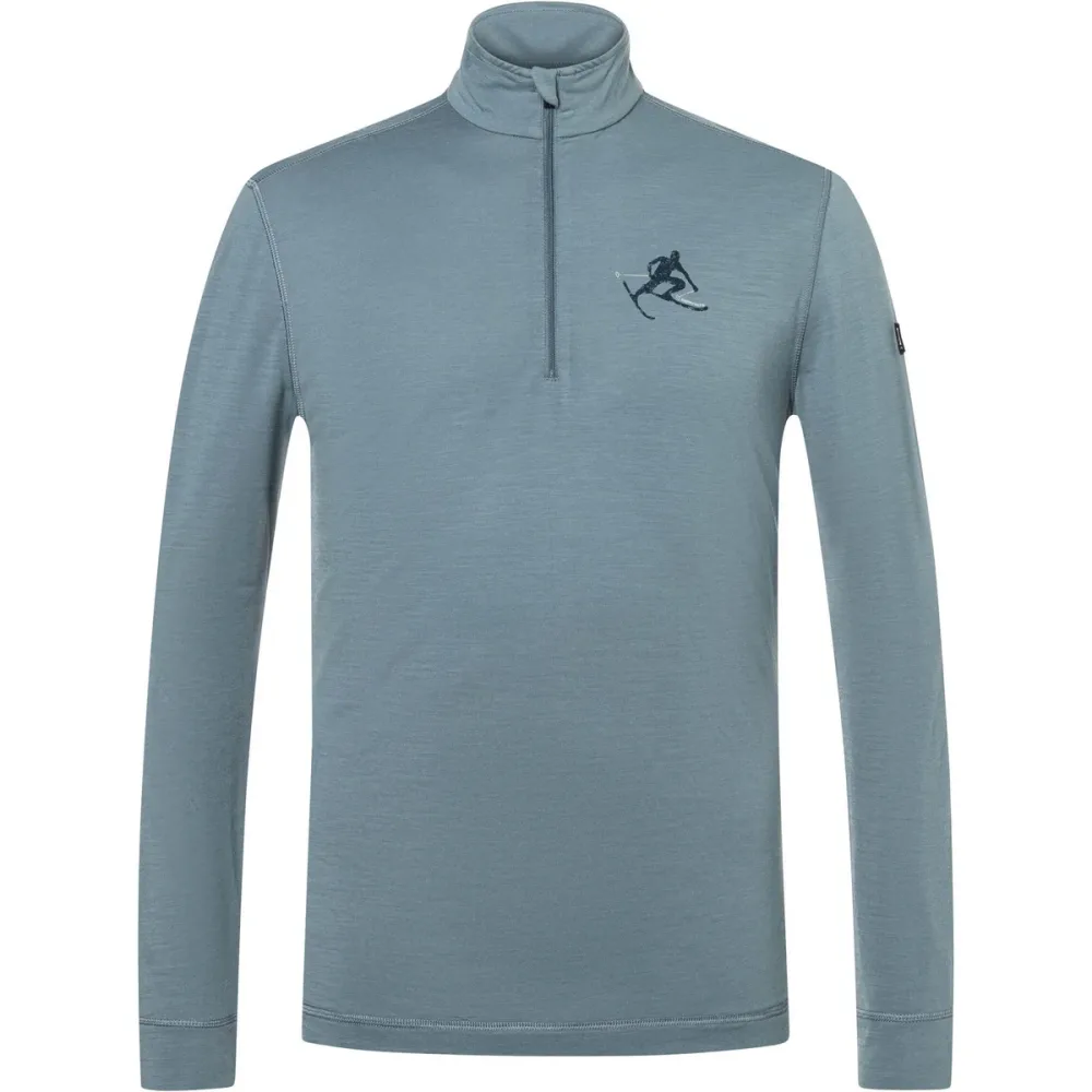 Super.Natural Herren Tundra175 Toni Zip 1/4 Longsleeve