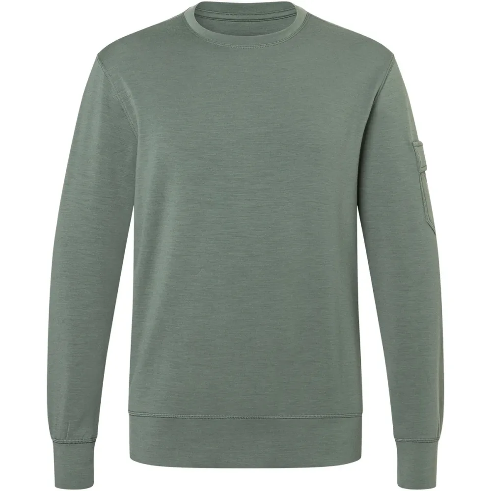 Super.Natural Herren Alpine Brush Crewneck Pullover