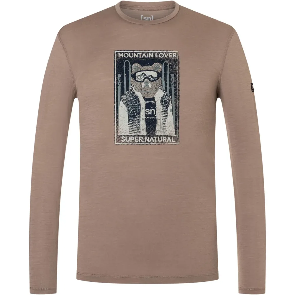 Super.Natural Herren Bearski Longsleeve
