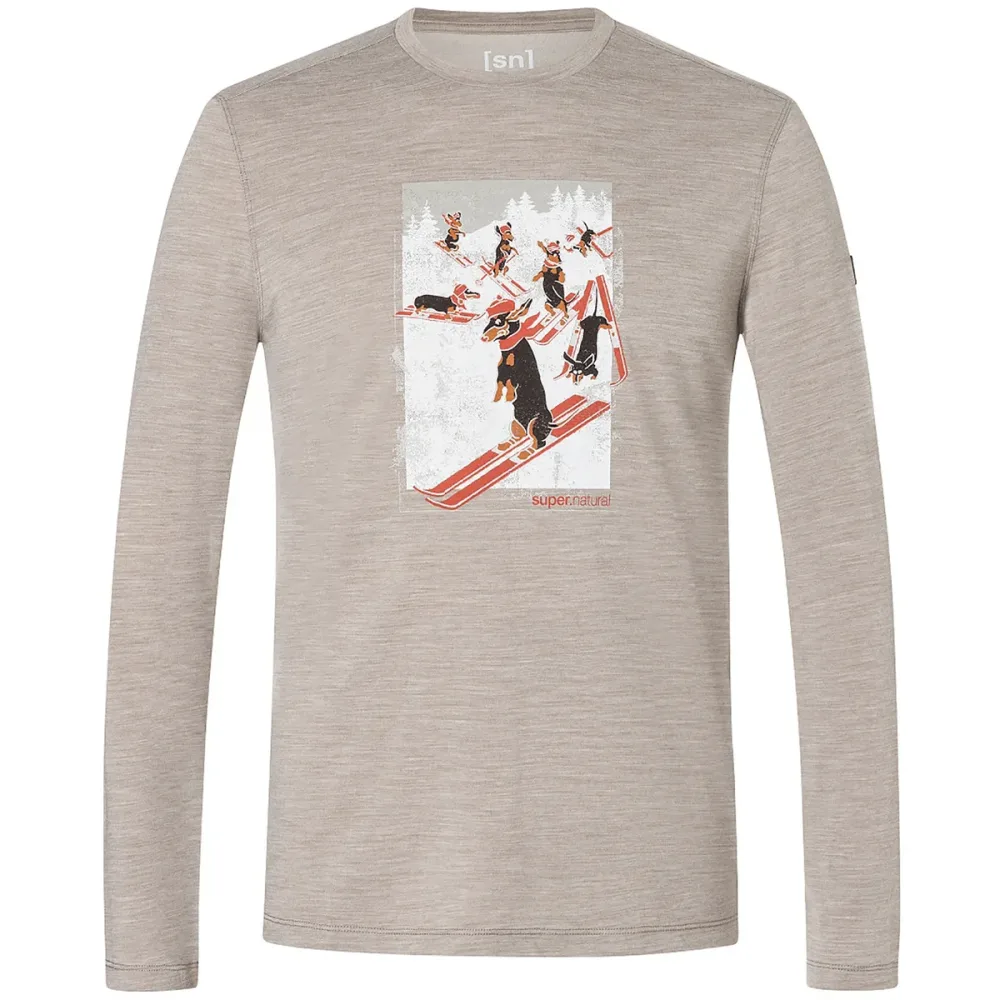 Super.Natural Herren Dachshund Party Longsleeve