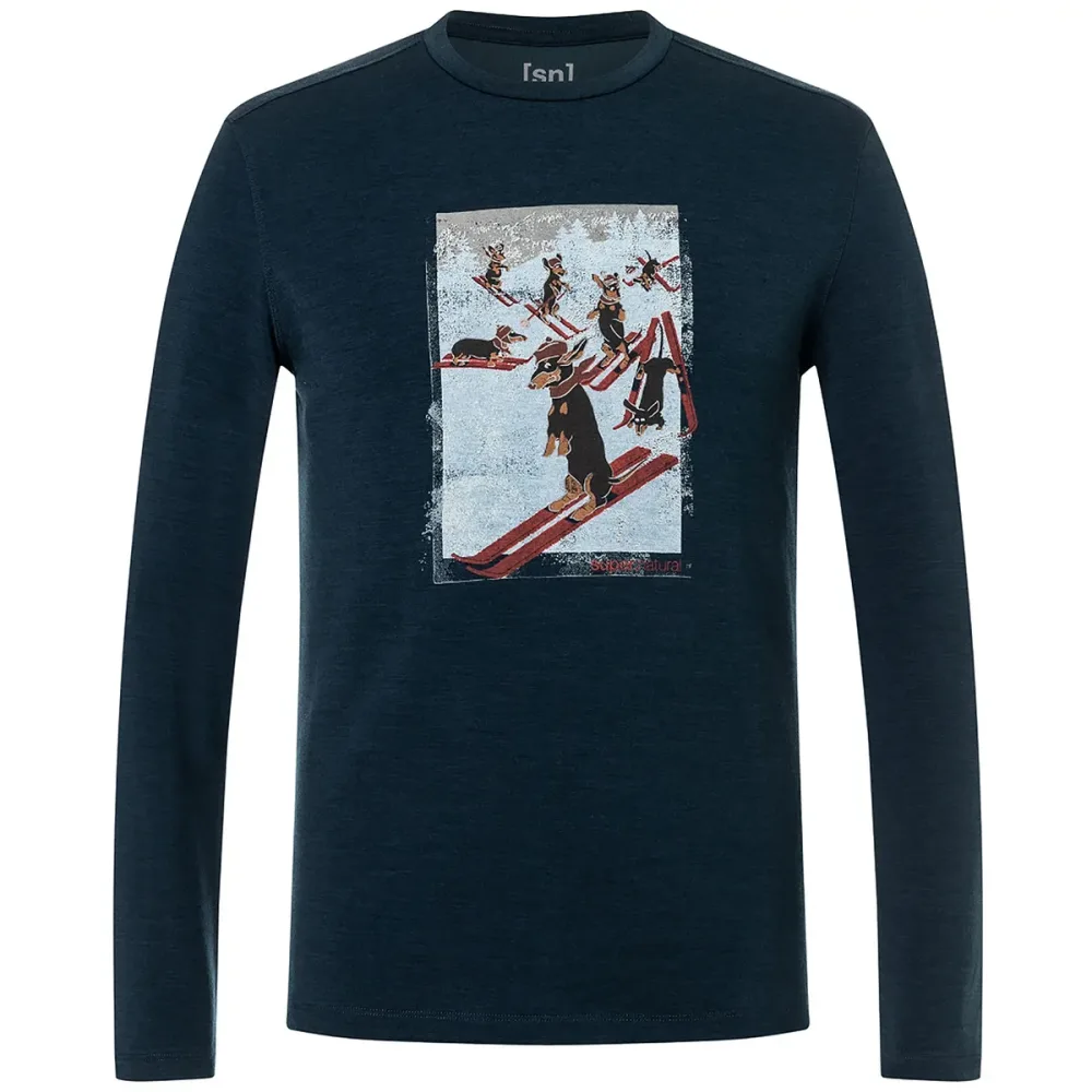 Super.Natural Herren Dachshund Brush Longsleeve