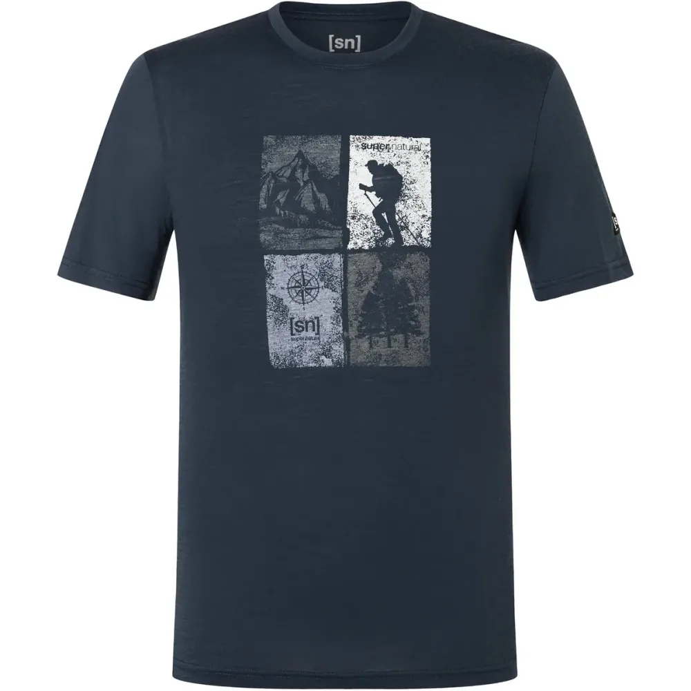 Super.Natural Herren Go Hiking T-Shirt