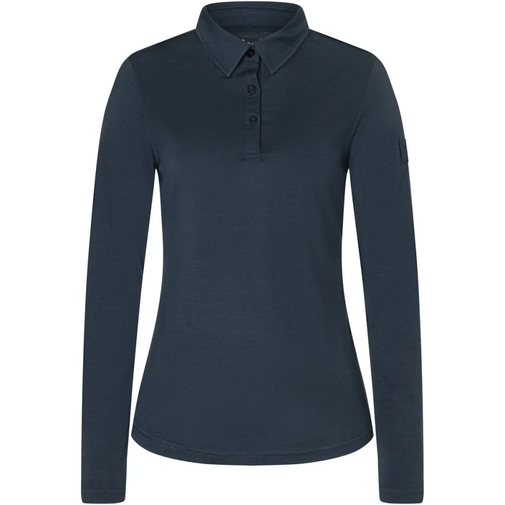 Super.Natural Damen Polo Bio J Longsleeve