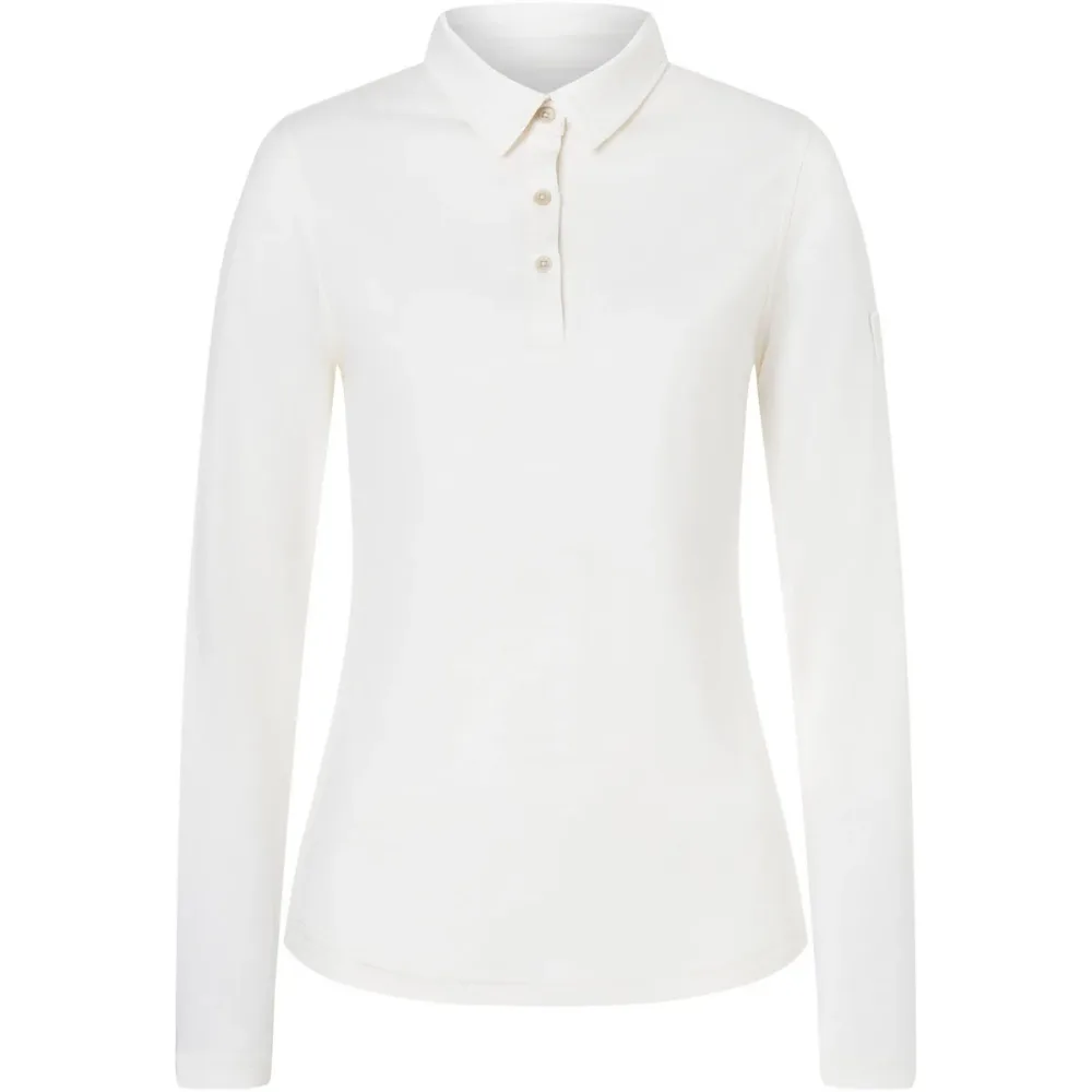 Super.Natural Damen Polo Bio J Longsleeve