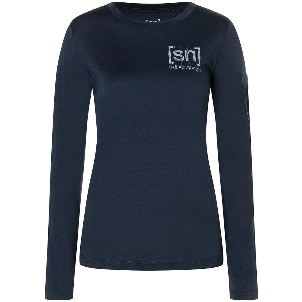 Super.Natural Damen Art Logo Bio J Longsleeve