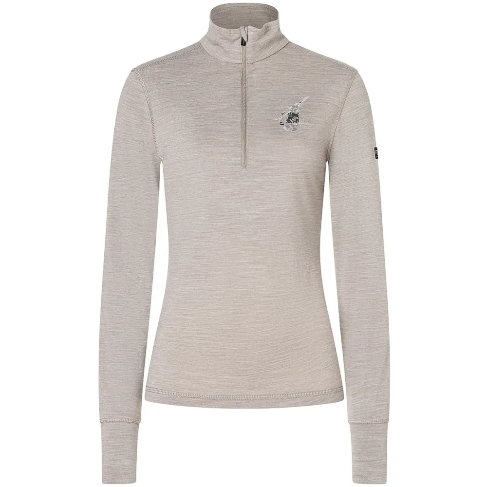 Super.Natural Damen Tundra175 Zip 1/4 Bunny Longsleeve