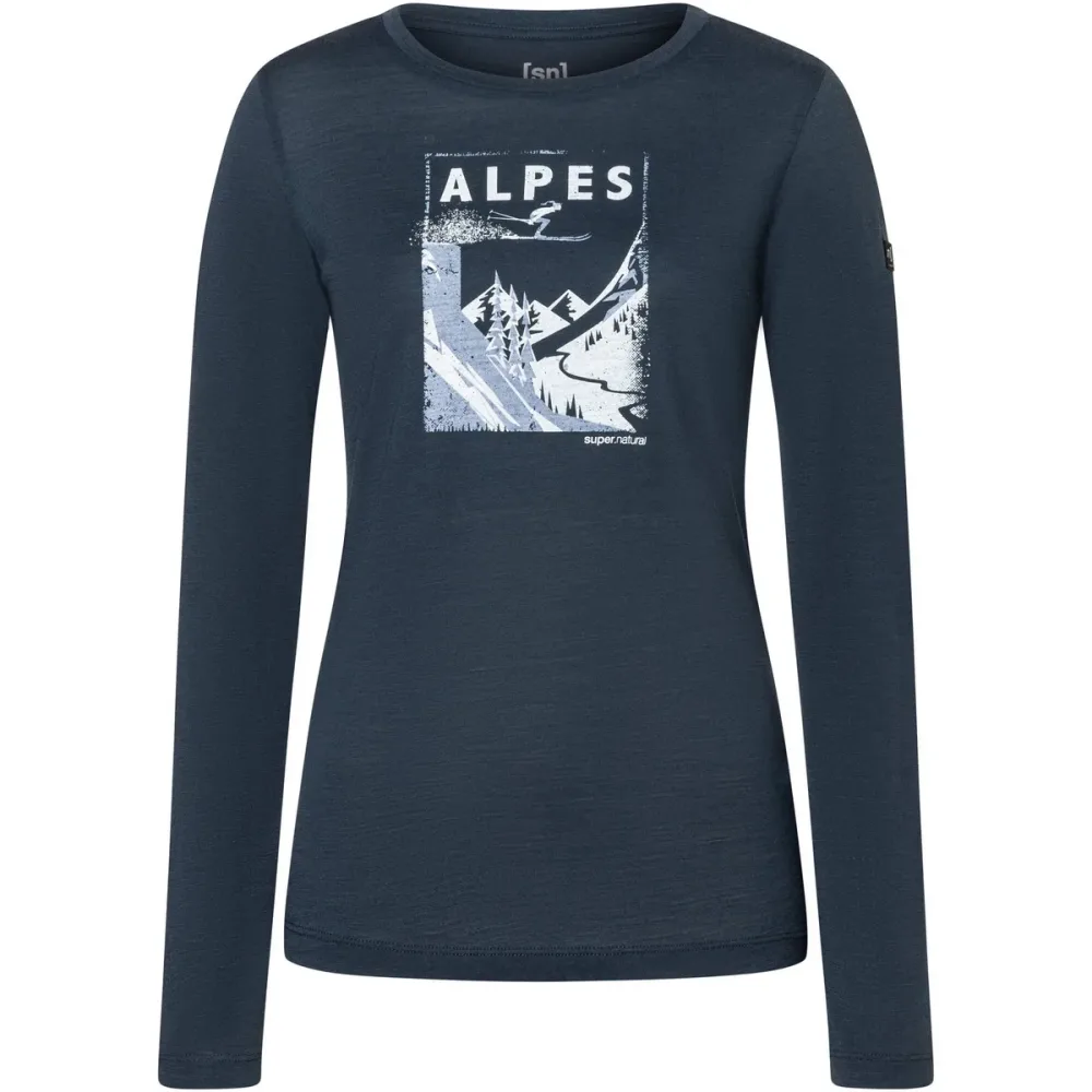 Super.Natural Damen Alpes Longsleeve