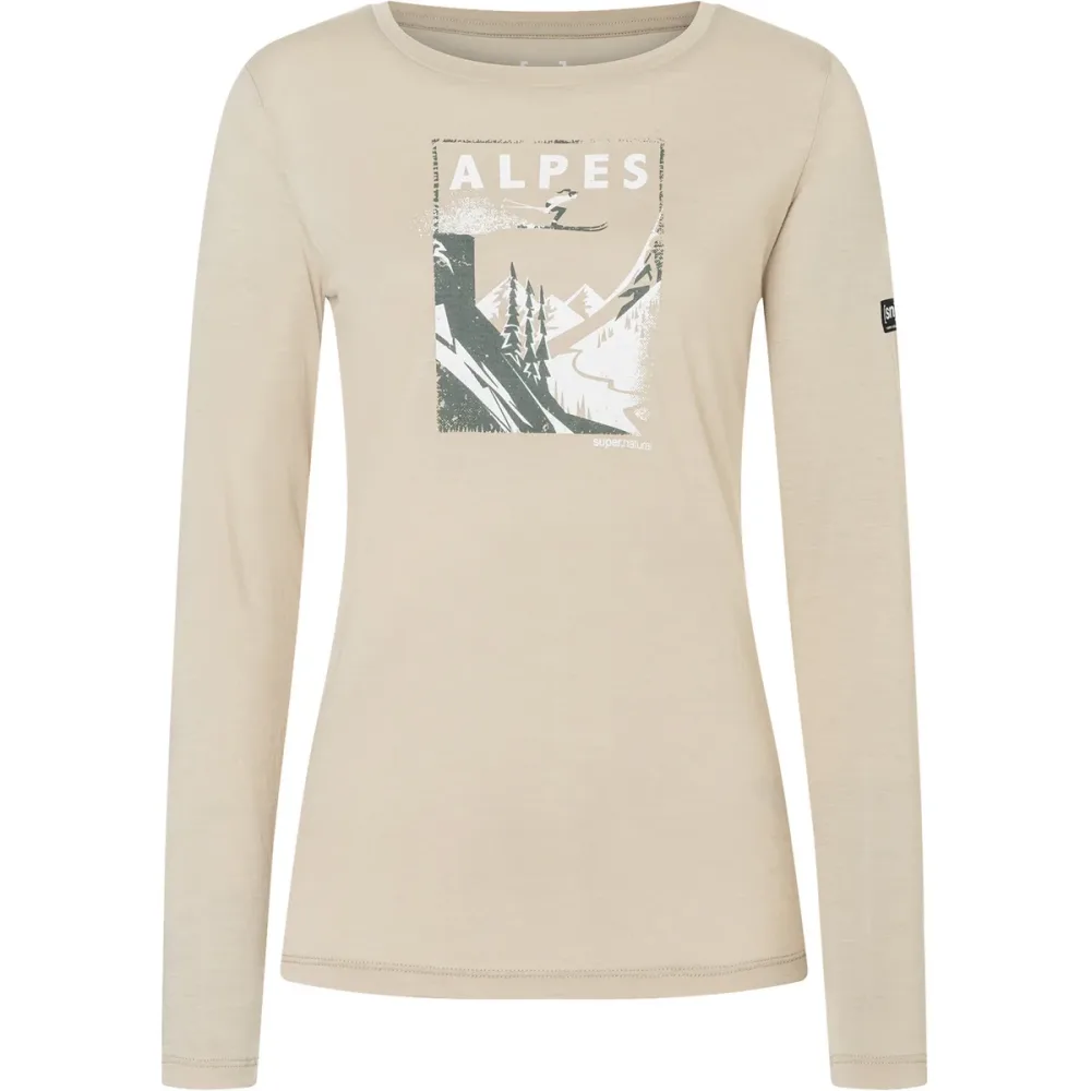 Super.Natural Damen Alpes Longsleeve