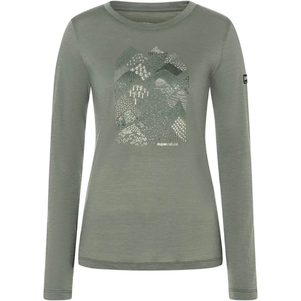 Super.Natural Damen Hilly Longsleeve