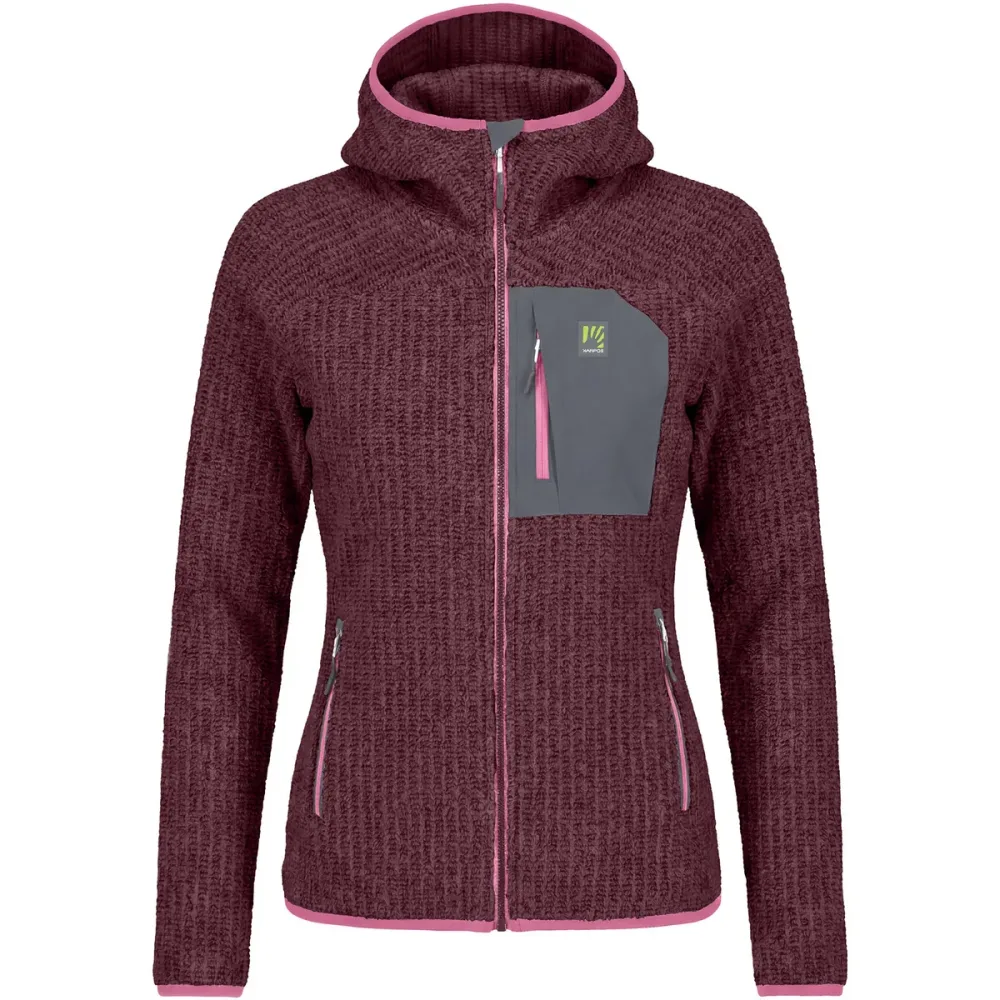 Karpos Damen Rocchetta Evo Hoodie Fleece Jacke