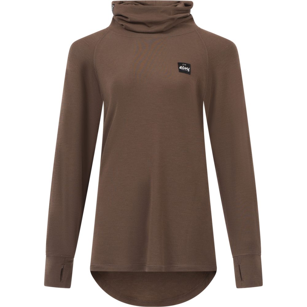 Eivy Damen Icecold Wool Gaiter Rib Longsleeve