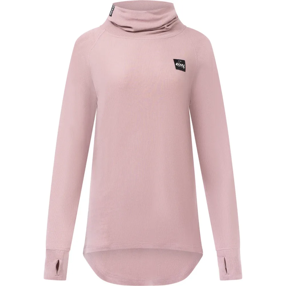 Eivy Damen Icecold Wool Gaiter Rib Longsleeve