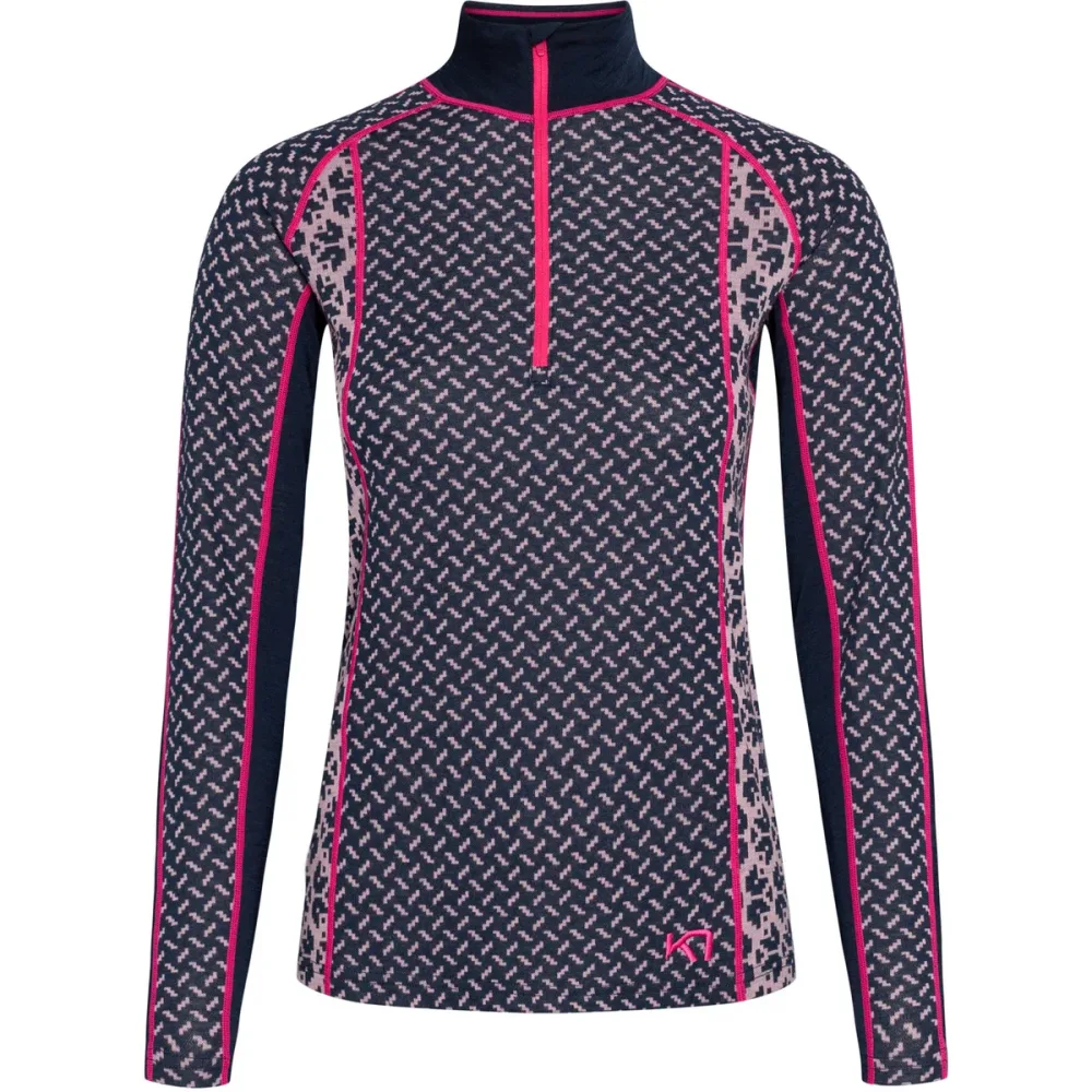 Kari Traa Damen Lekker Half Zip Longsleeve