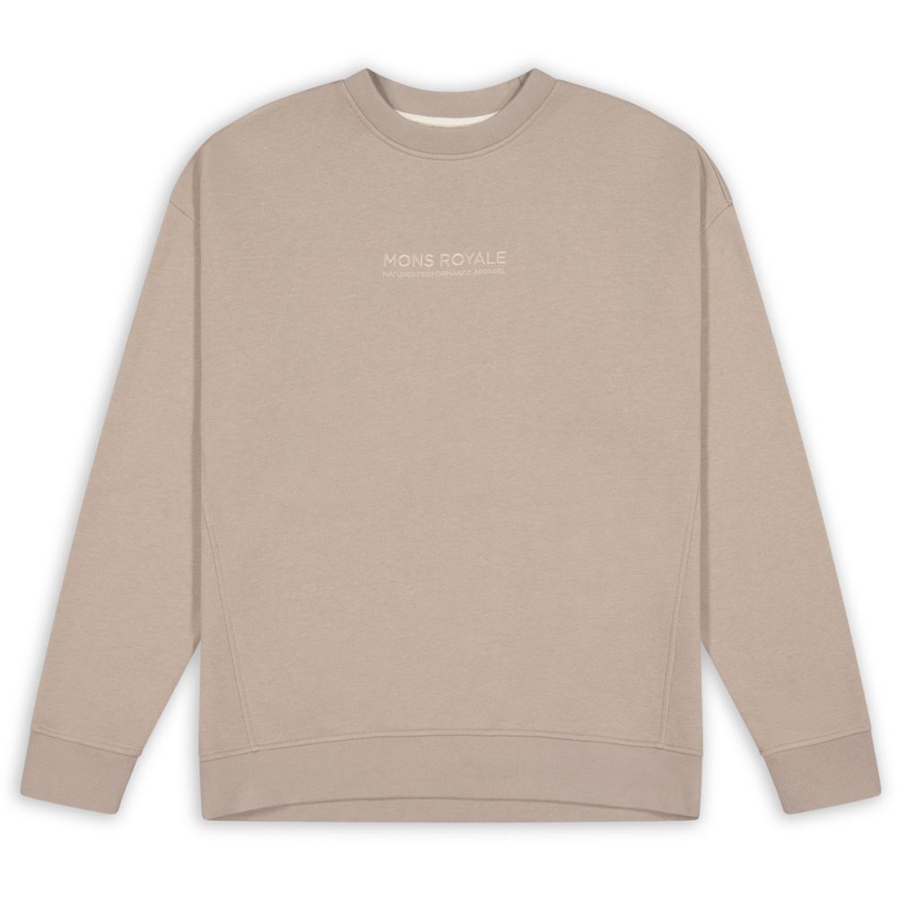 Mons Royale Verdant Cotton Crew Pullover