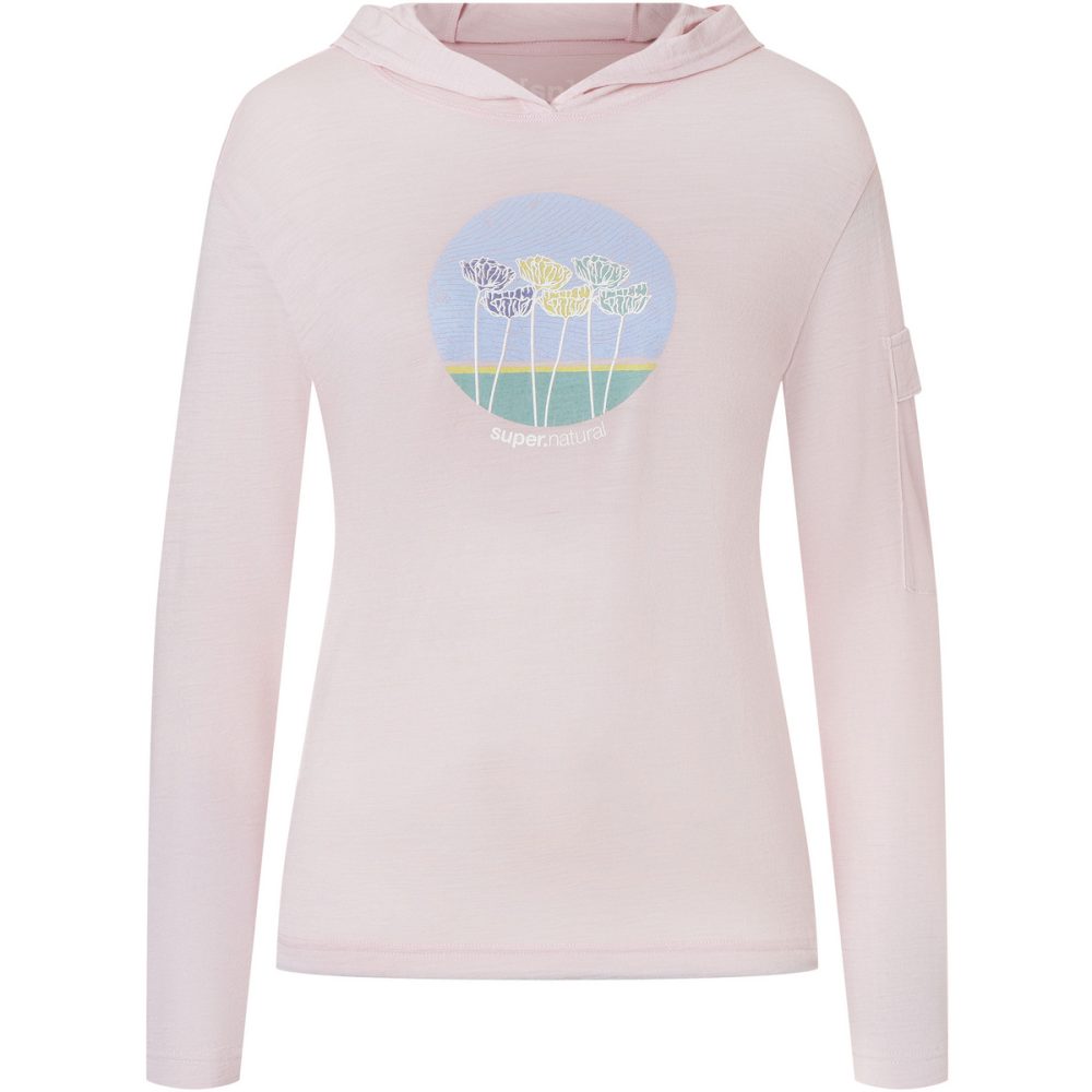 Super.Natural Damen Tulips Light P Hoodie