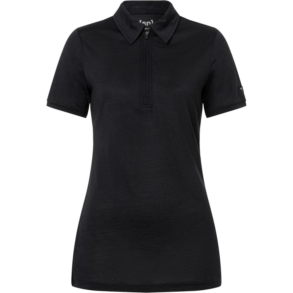Super.Natural Damen Zip Polo T-Shirt
