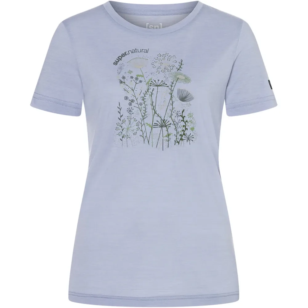 Super.Natural Damen Rock Flowers T-Shirt