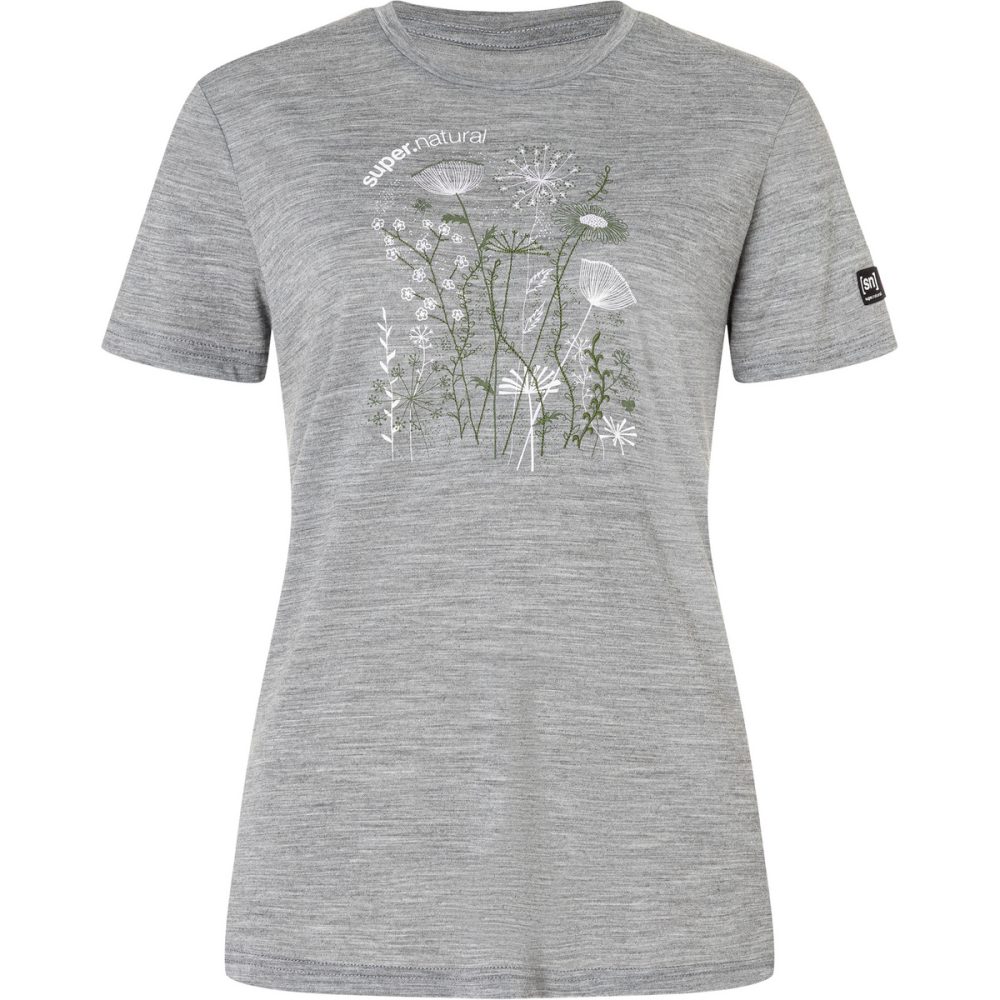 Super.Natural Damen Rock Flowers T-Shirt