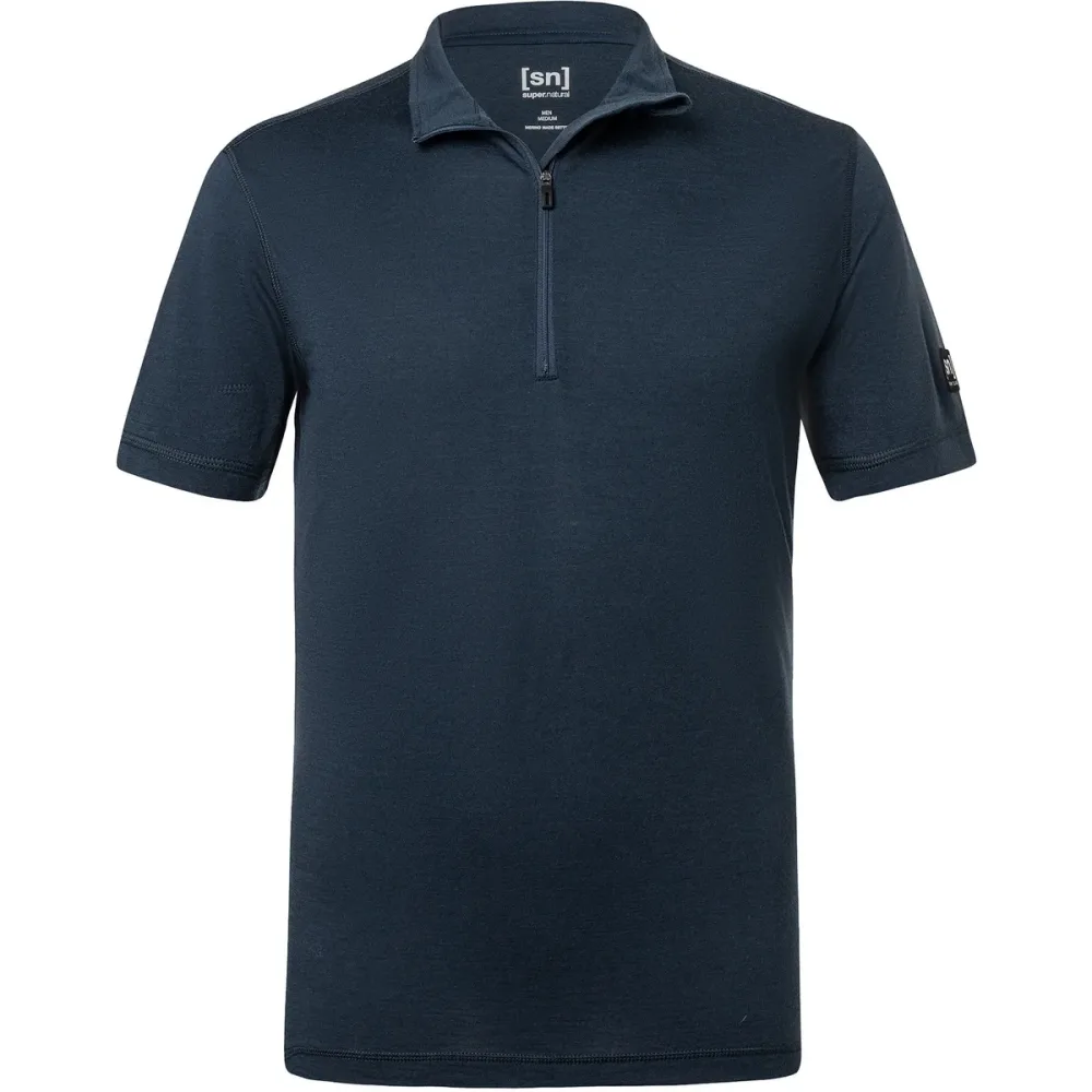Super.Natural Herren Tundra175 Zip 1/4 T-Shirt