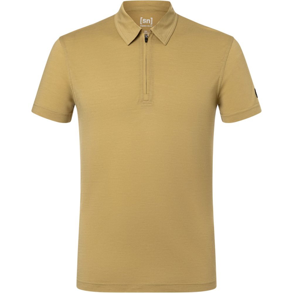 Super.Natural Herren Zip Polo T-Shirt