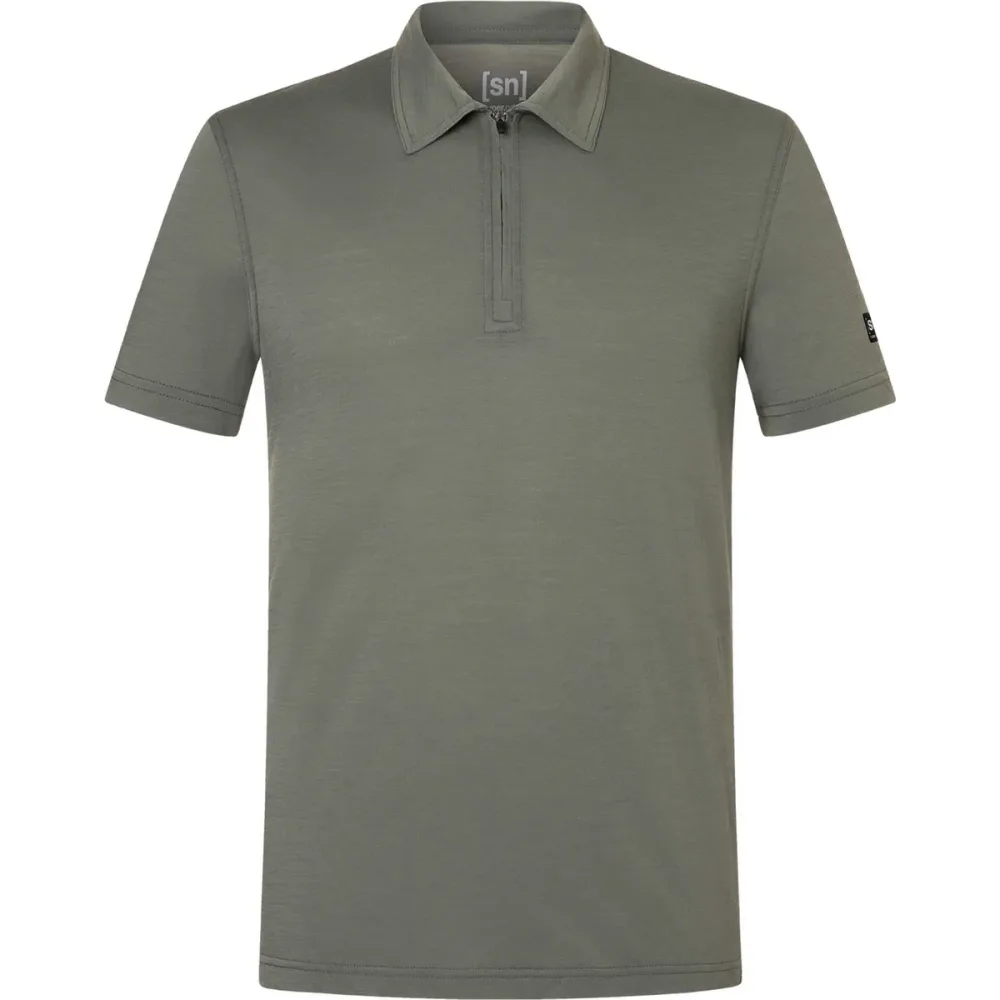 Super.Natural Herren Zip Polo T-Shirt