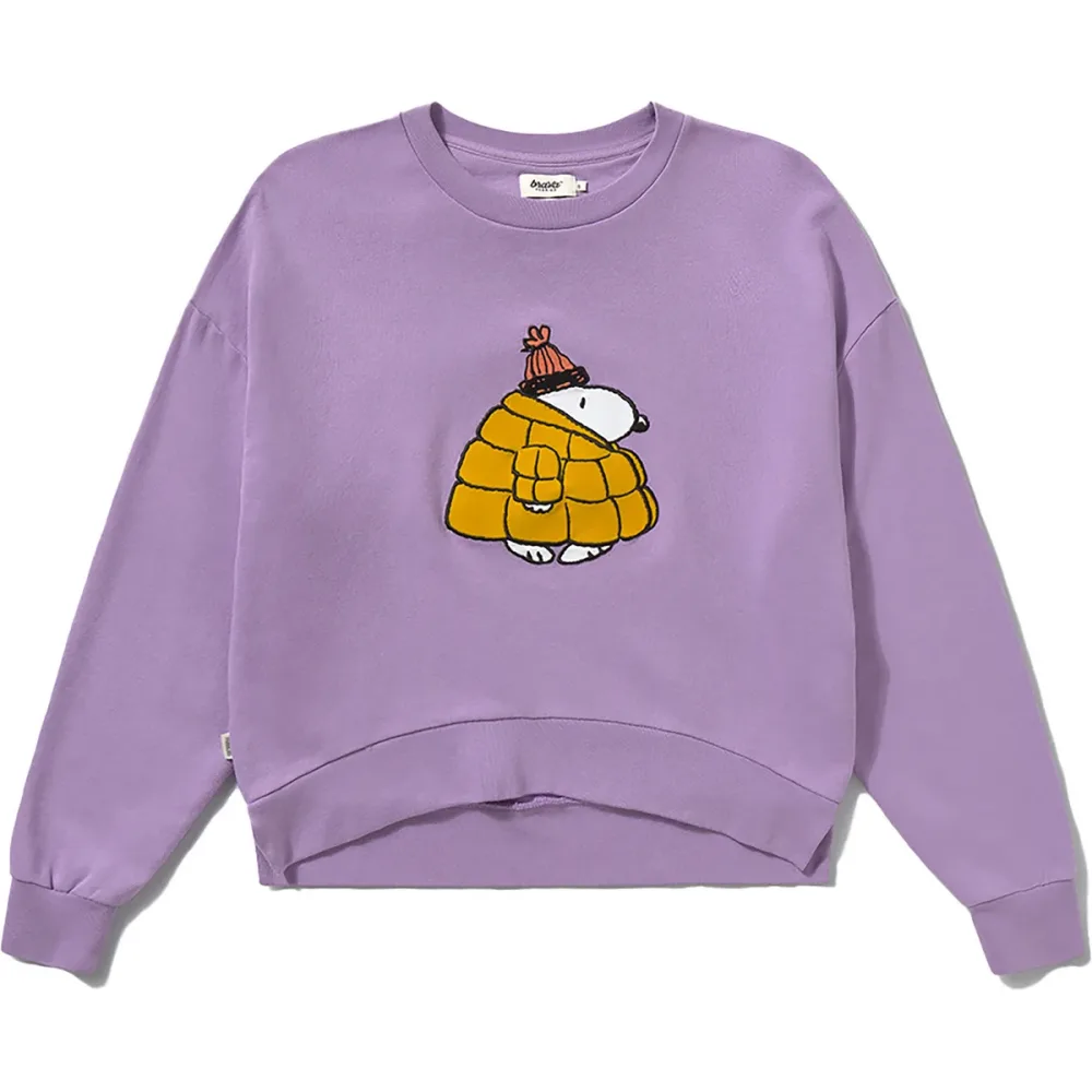 Brava Fabrics Damen Peanuts Snow Pullover