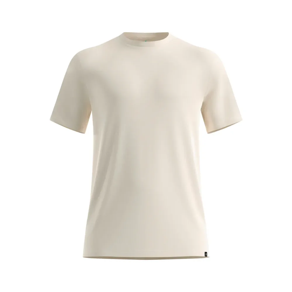 Odlo Merino 160 Plain T-Shirt für Herren - Wandern, Casual Comfort - beige, S