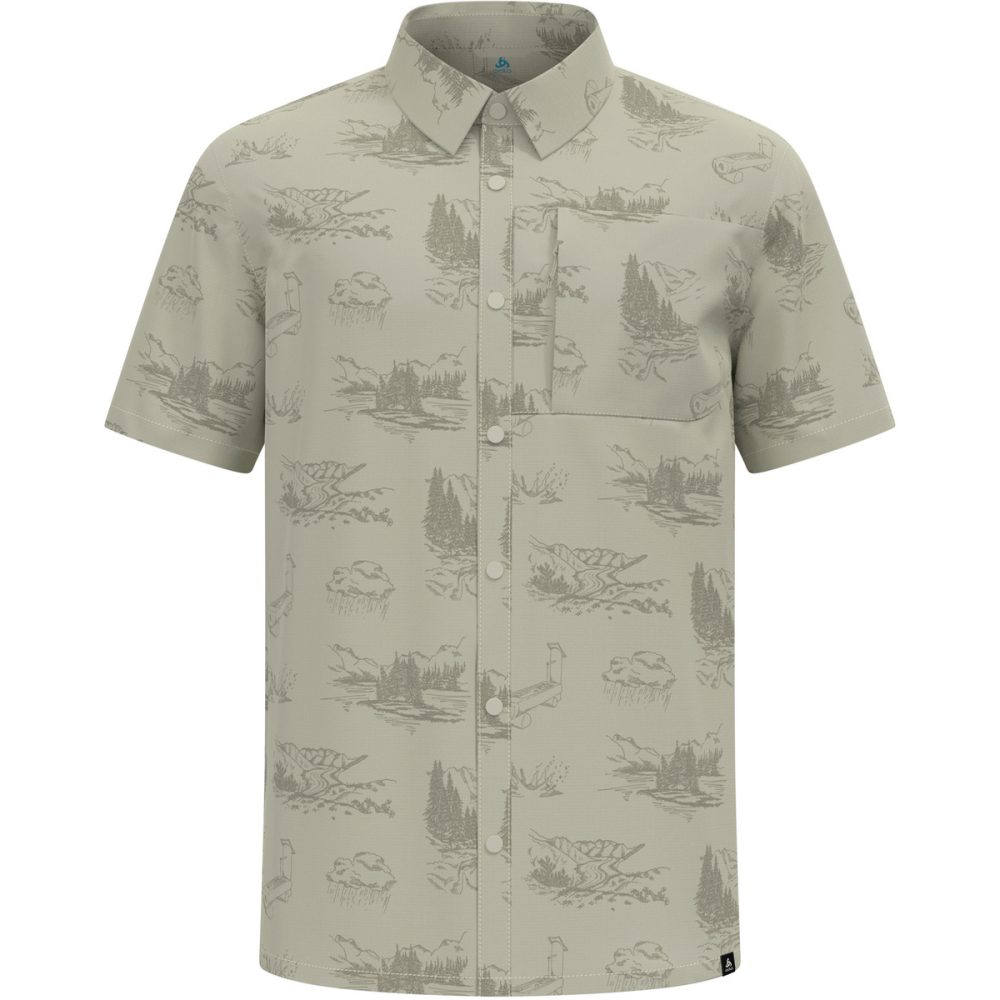 Odlo Herren Essential Print Hemd
