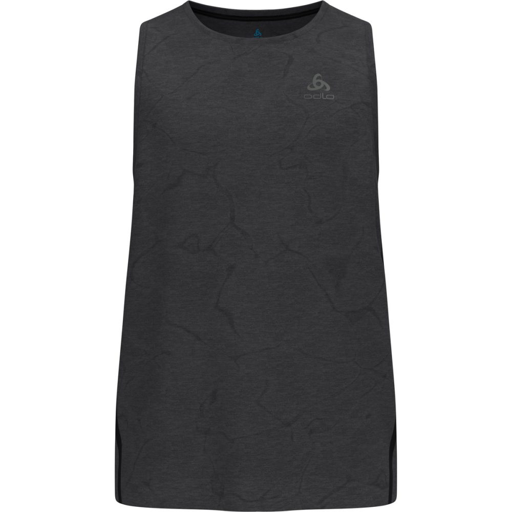 Odlo Zeroweight Engineered Chill-Tec Lauf-Tank für Herren - Training, Running - schwarz, XXL