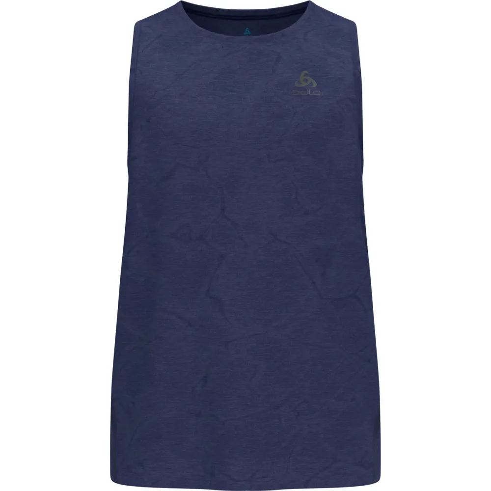 Odlo Zeroweight Engineered Chill-Tec Lauf-Tank für Herren - Training, Running - blau, XXL