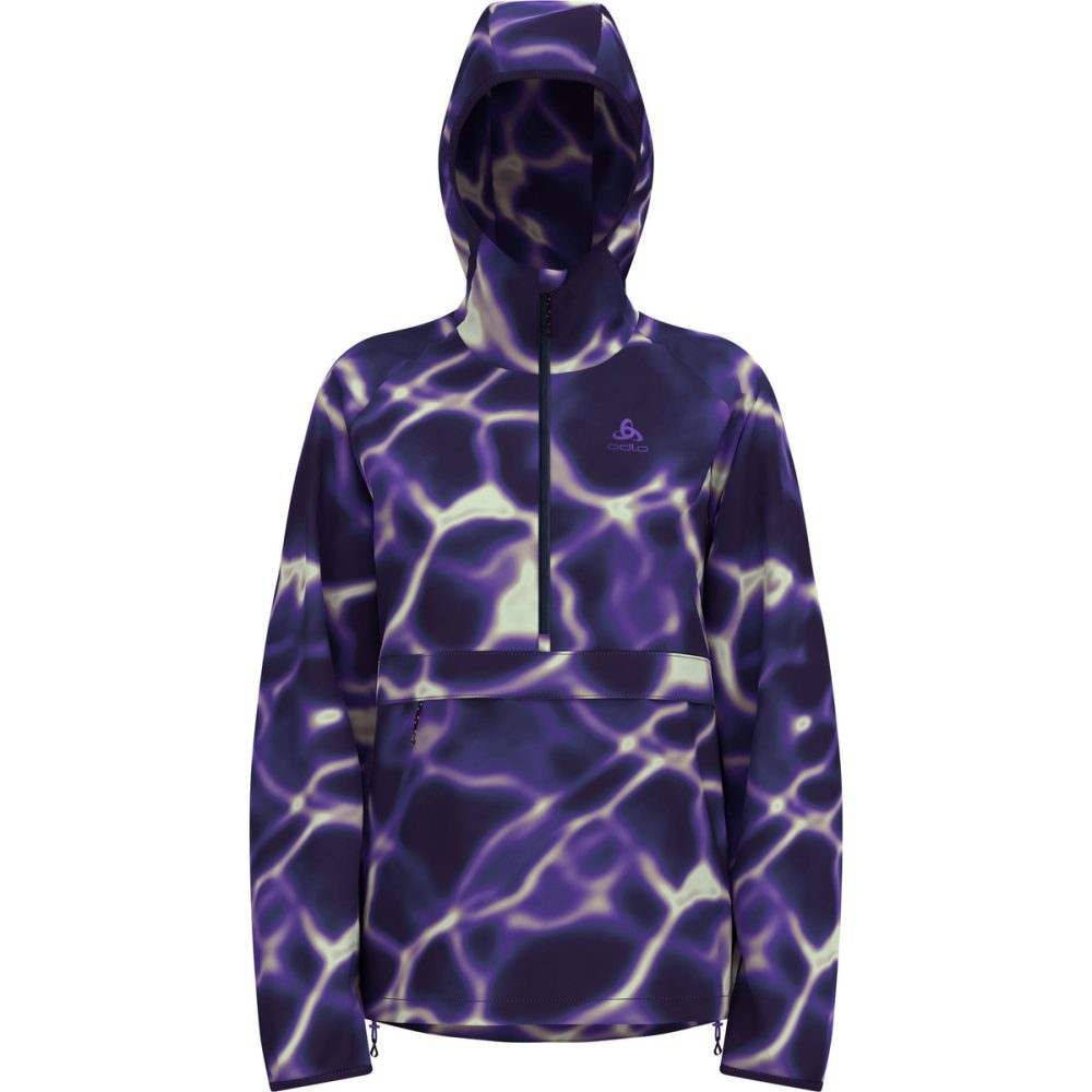 Odlo Zeroweight Print Laufjacke für Damen - Running - lila, M