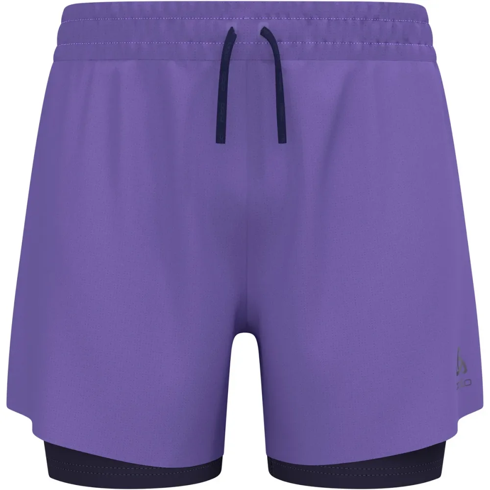 Odlo Herren Zeroweight 5 Inch 2-in-1 Shorts