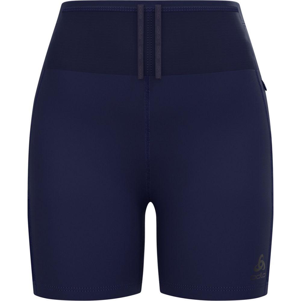 Odlo X-Alp Trail Cargo Kurze Lauftights für Damen - Trail Running, Wandern - blau, XL