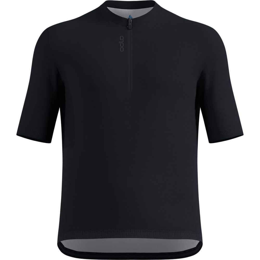 Odlo Essential Rad-Shirt Half-Zip für Herren - Radsport - schwarz, L