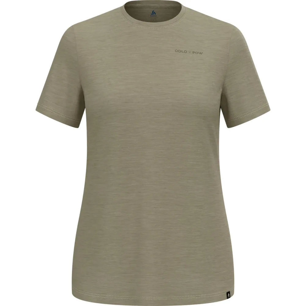 Odlo Damen Odlo X Pow Merino Tencel T-Shirt