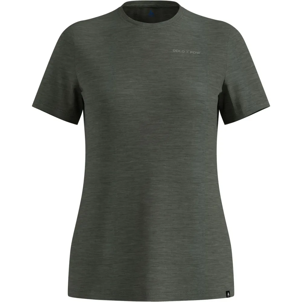 Odlo Damen Odlo X Pow Merino Tencel T-Shirt