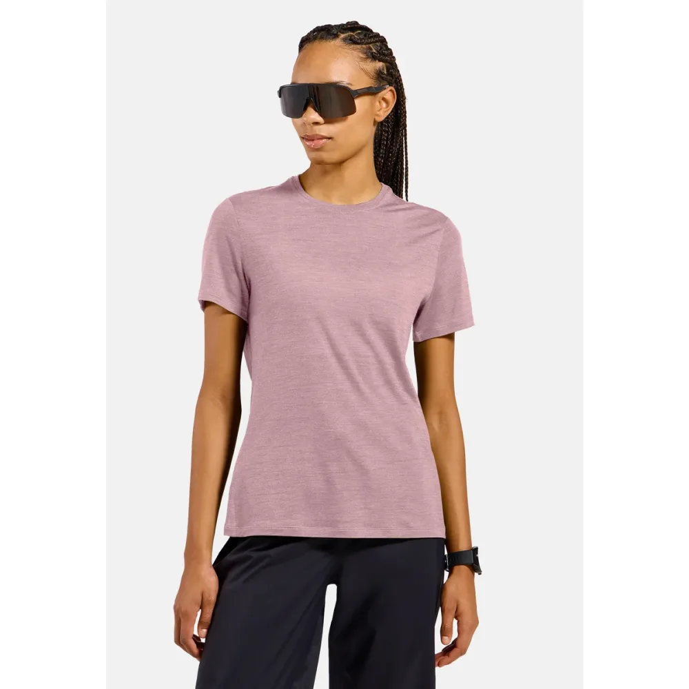 Odlo Damen Merino Tencel Plain T-Shirt