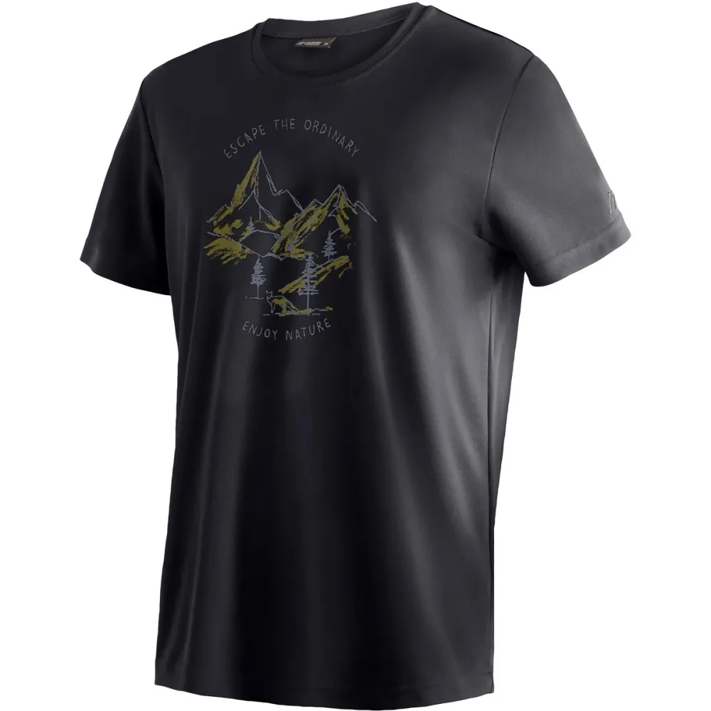 Maier Sports Herren Dieter Print T-Shirt