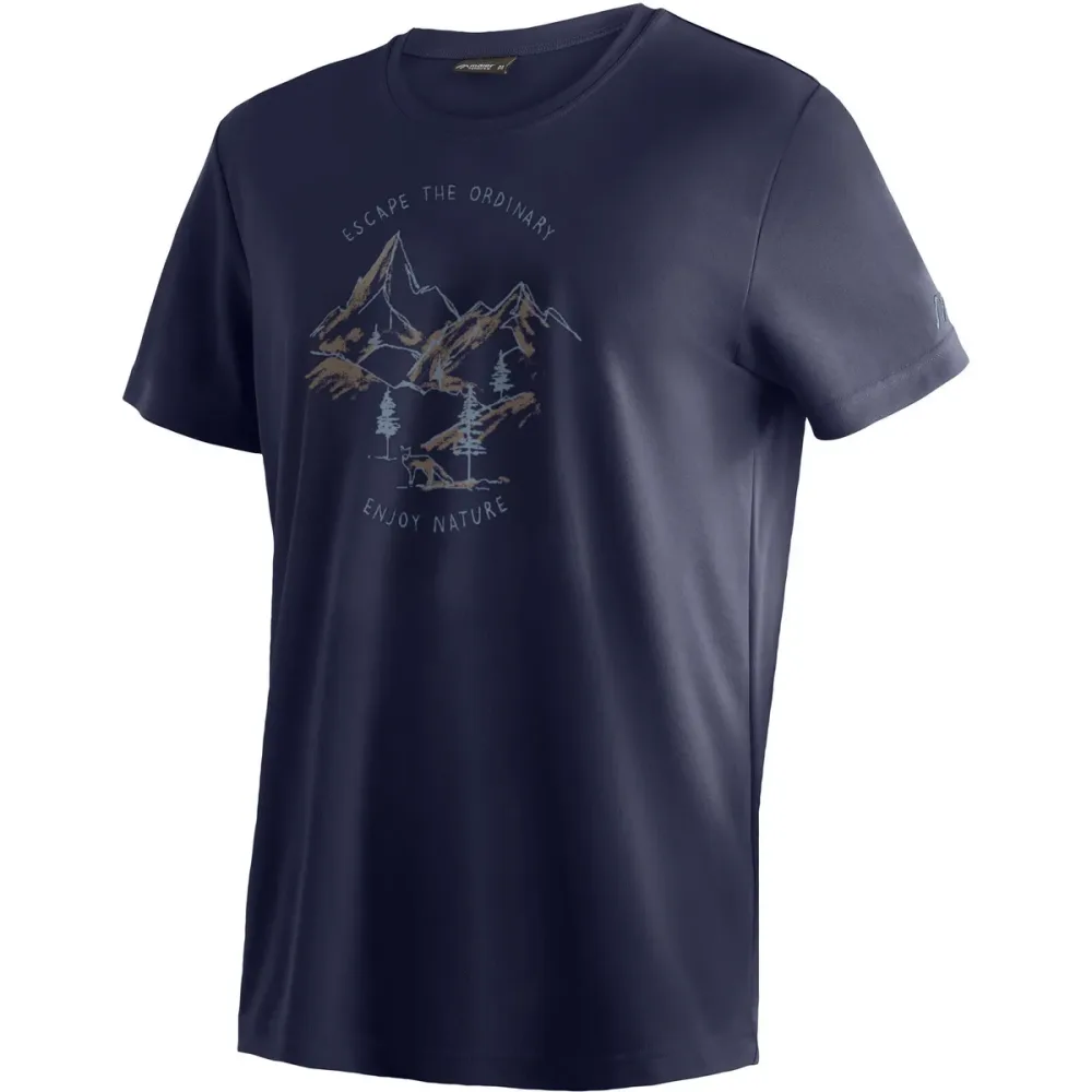 Maier Sports Herren Dieter Print T-Shirt
