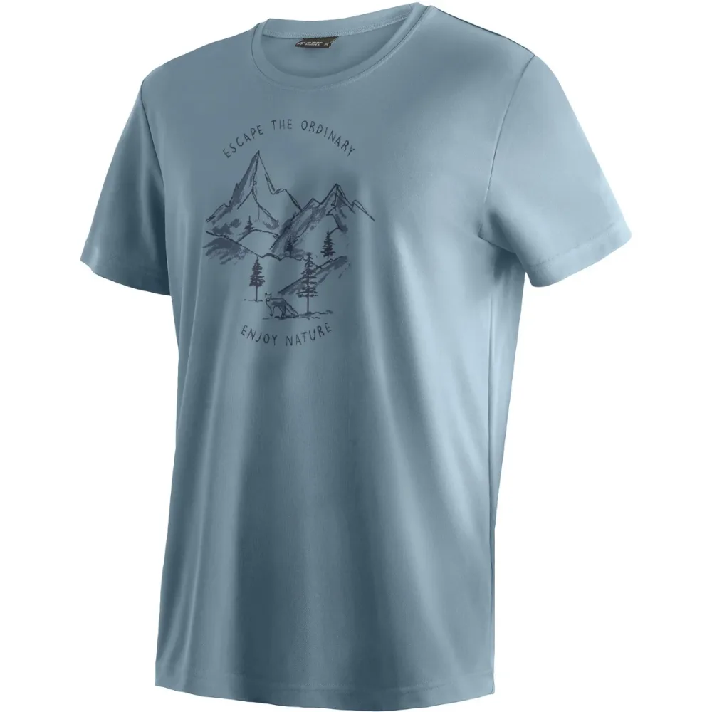 Maier Sports Herren Dieter Print T-Shirt