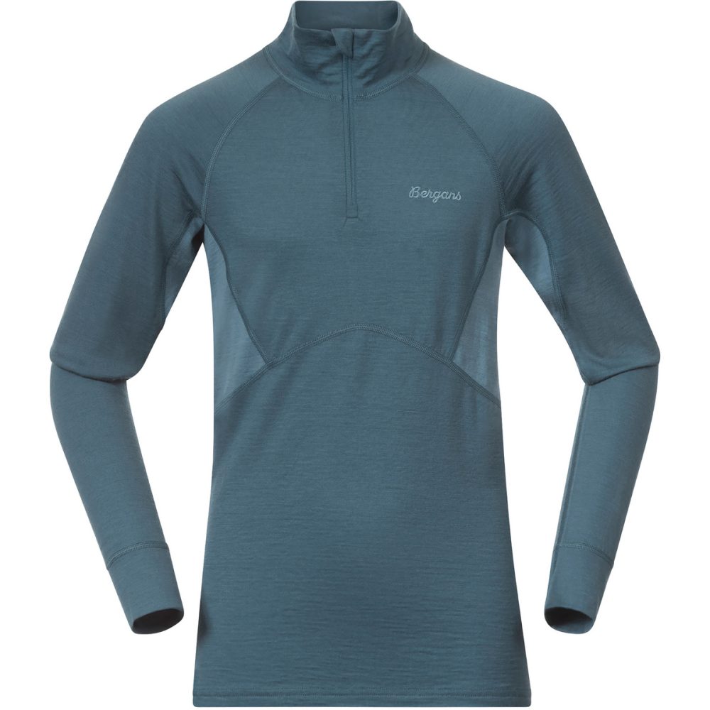 Bergans Kinder Inner:Pure Merino Half Zip Longsleeve