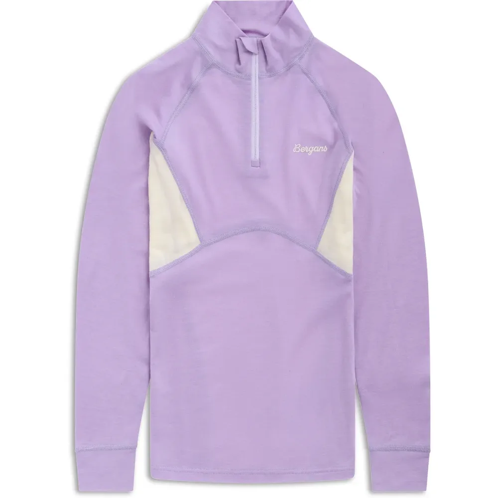 Bergans Kinder Inner:Pure Merino Half Zip Longsleeve