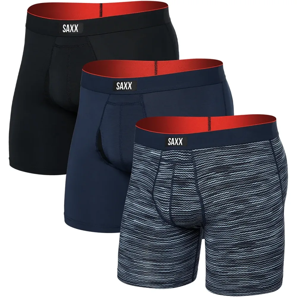 Saxx Underwear Herren Multi-Sport Mesh 3er Pack Boxer
