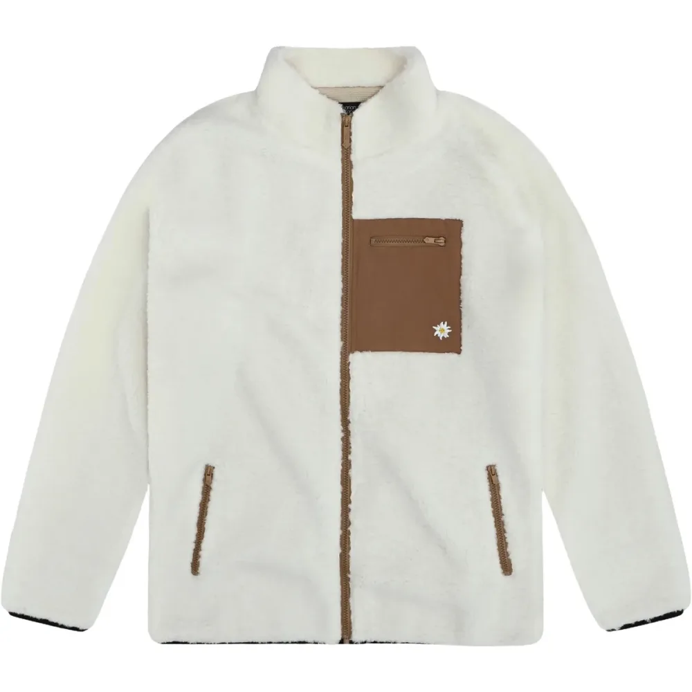 Bavarian Caps Herren Edelweiß Sherpa Jacke