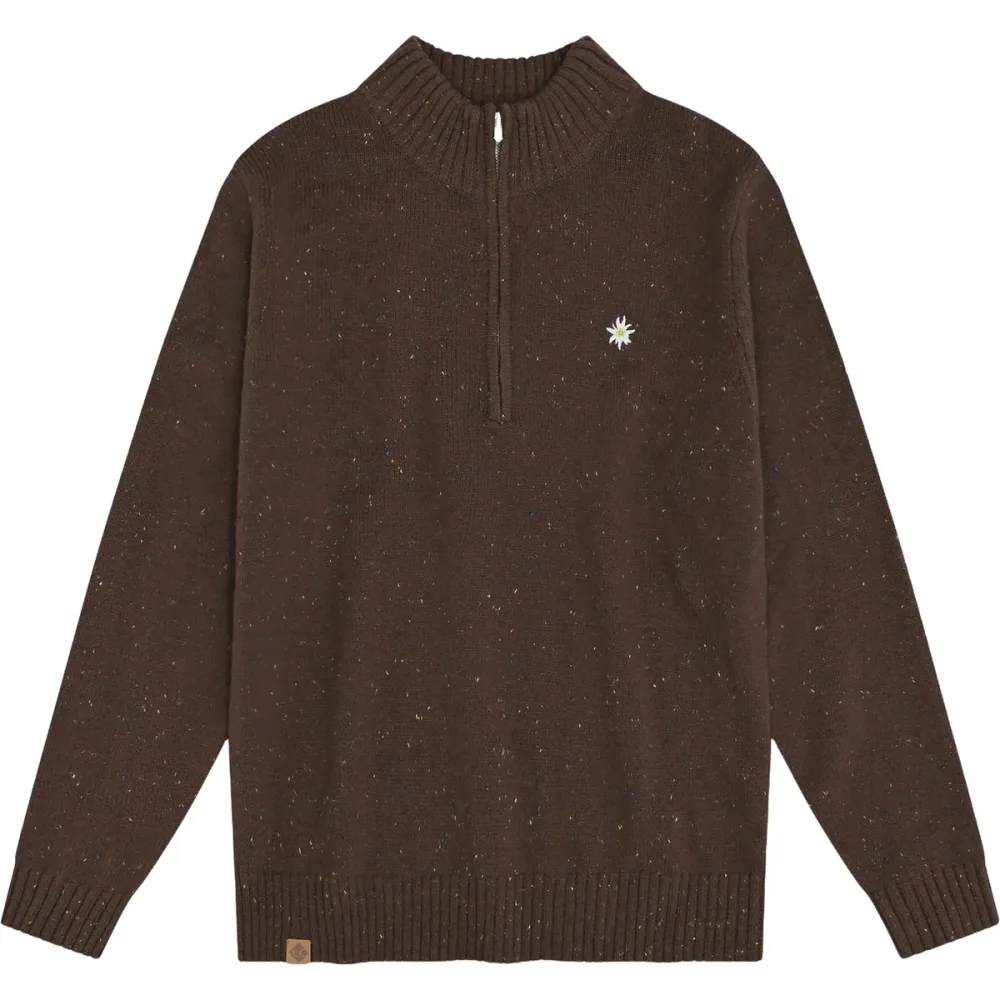 Bavarian Caps Herren Edelweiß Stricktroyer Pullover