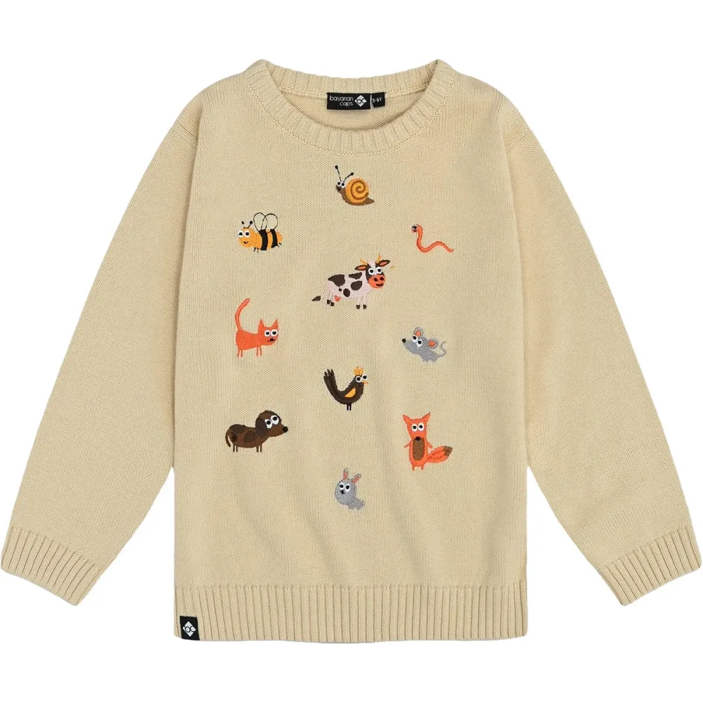Bavarian Caps Kinder Tierfest Pullover