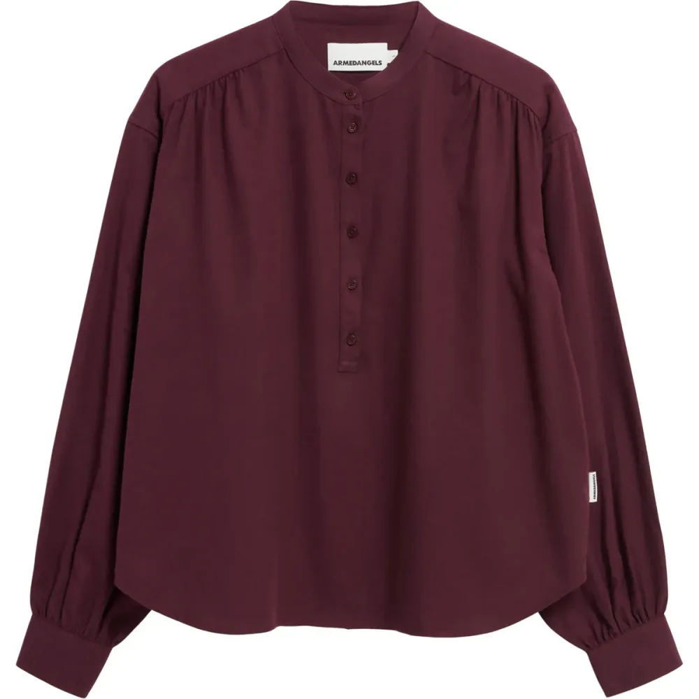 Armedangels Damen Efinaraa Brushed Bluse