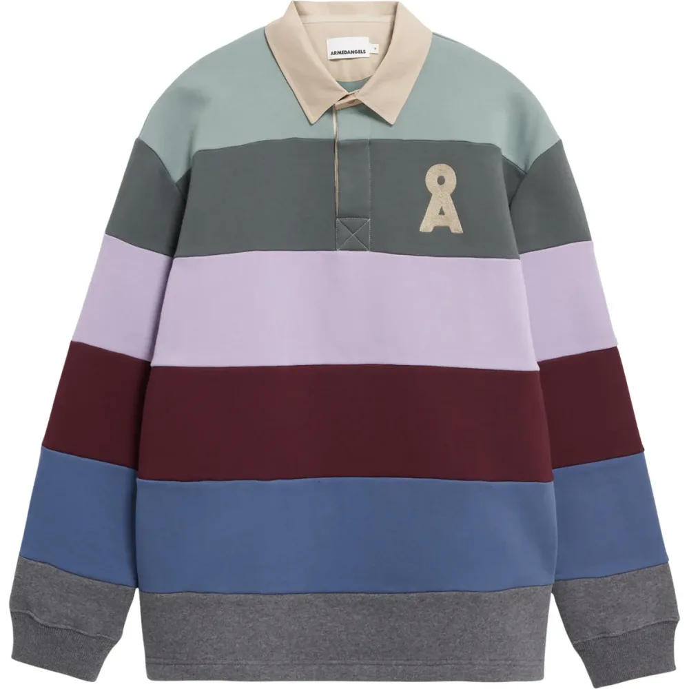 Armedangels Herren Aadru Rugby Fleece Pullover